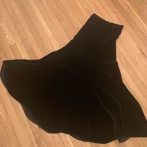 Vintage Ellen Tracy high waisted velvet skirt